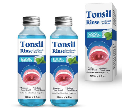 Tonsil Stone Remover Mouthwash 2-Pack – Soothe Tonsils & Fresh Breath