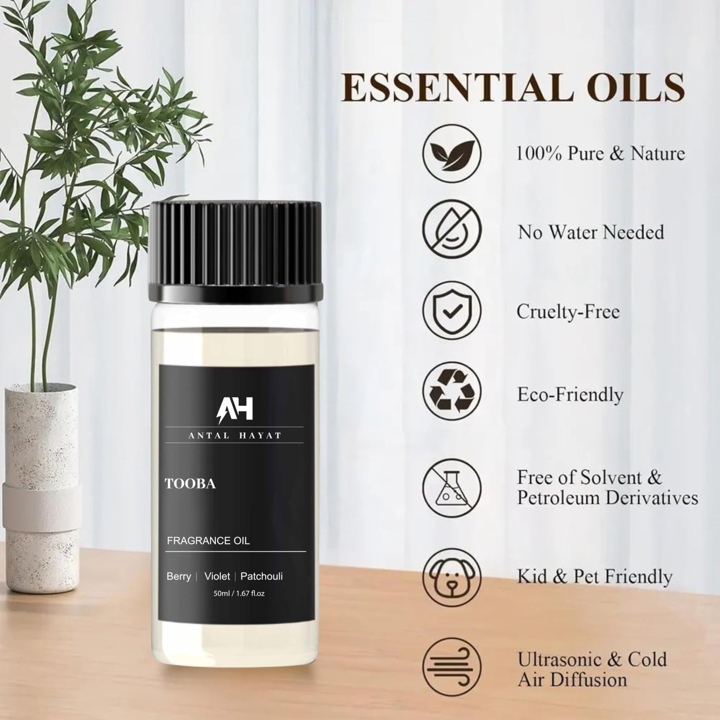 Tooba Oil 50ml – La Vie Est Belle Inspired Diffuser | Berry, Patchouli & Violet