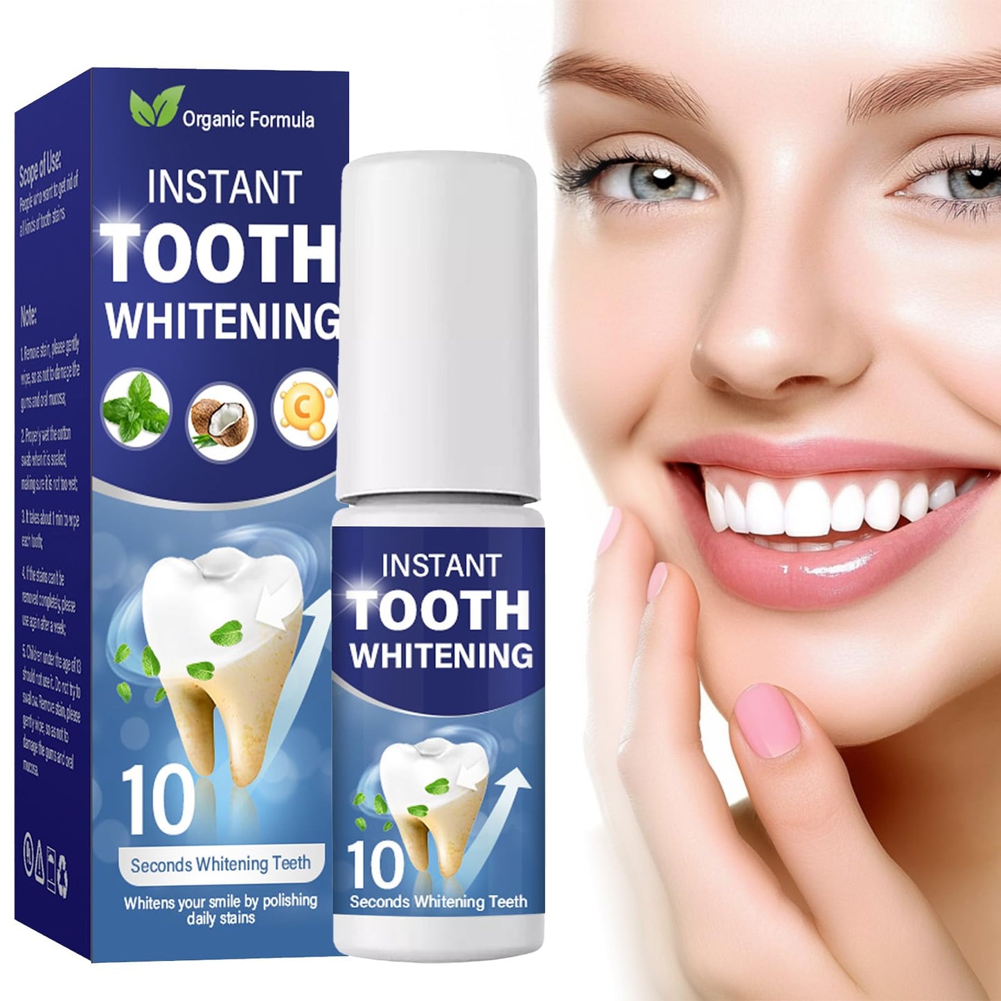 Tooth Paint Teeth Whitening Kit | Simple & Portable White Paint for Teeth - Regain Confident Smile