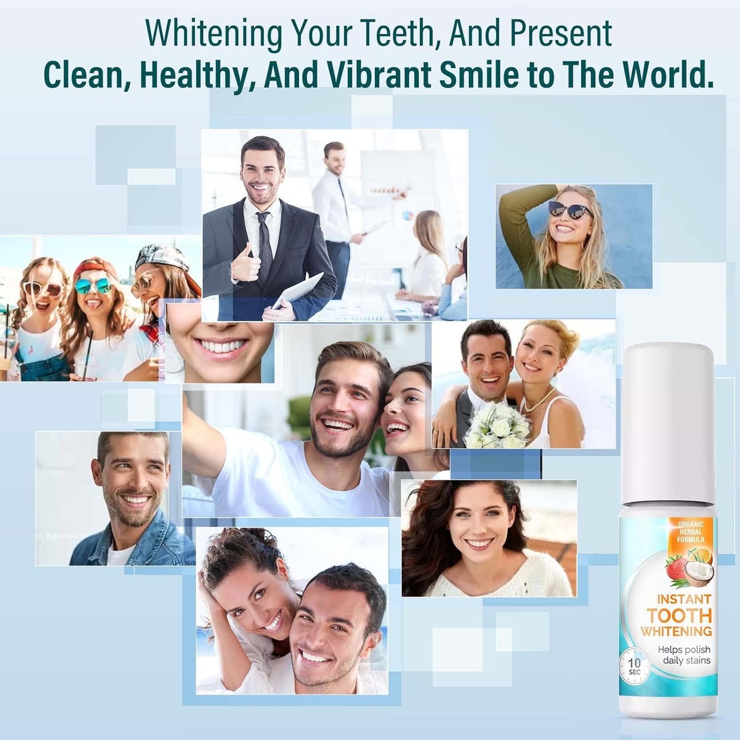 Tooth Paint - Instant Teeth Whitening Paint | Safe, Gentle & Long-Lasting White Smile