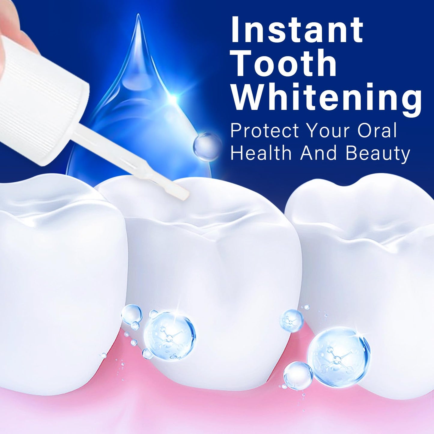 Tooth Paint Teeth Whitening Kit | Simple & Portable White Paint for Teeth - Regain Confident Smile