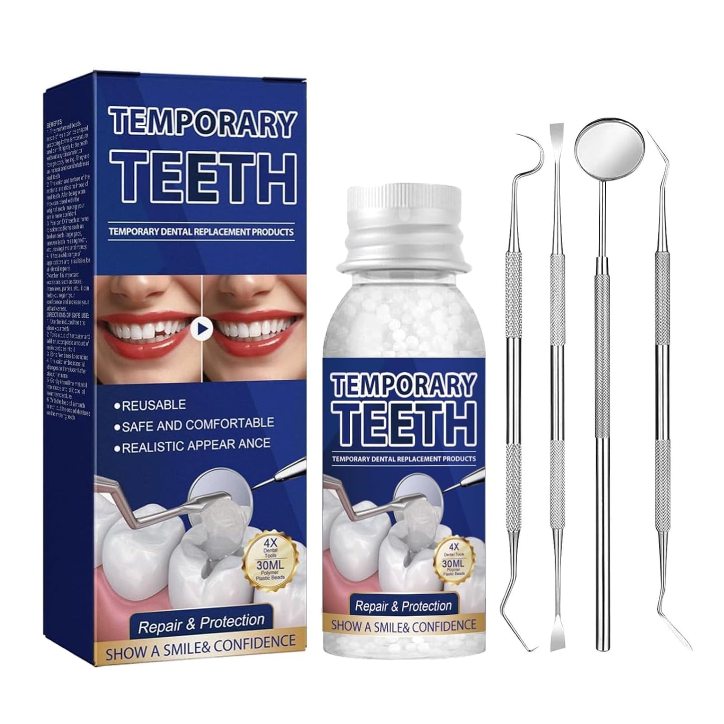 Tooth Repair Kit – Moldable Tooth Filling & DIY Dental Restoration