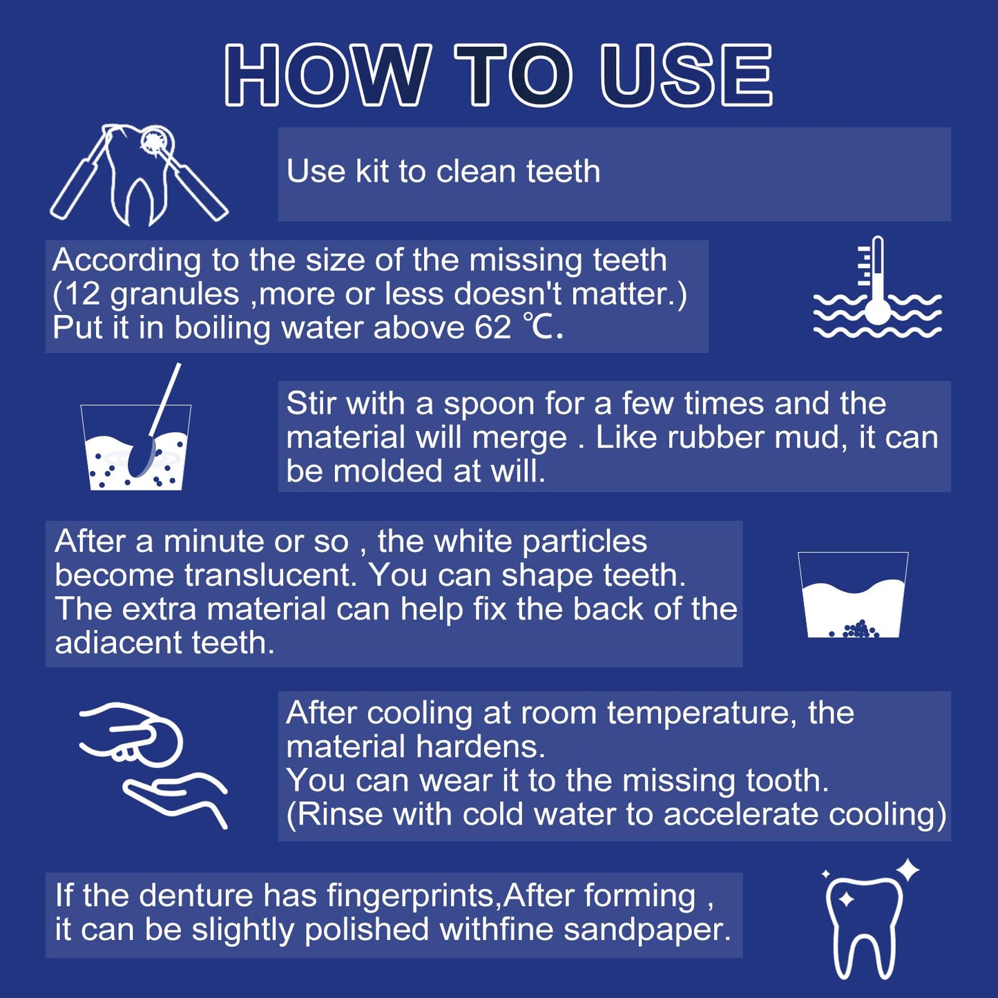 Tooth Repair Kit – Moldable Tooth Filling & DIY Dental Restoration
