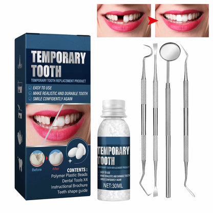 Tooth Repair Kit – Moldable Filling, Temporary Replacement, DIY Dental Care Kit