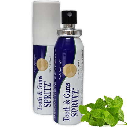 Tooth & Gums Spritz - Fresh Breath Instantly | Natural Alcohol-Free Breath Spray