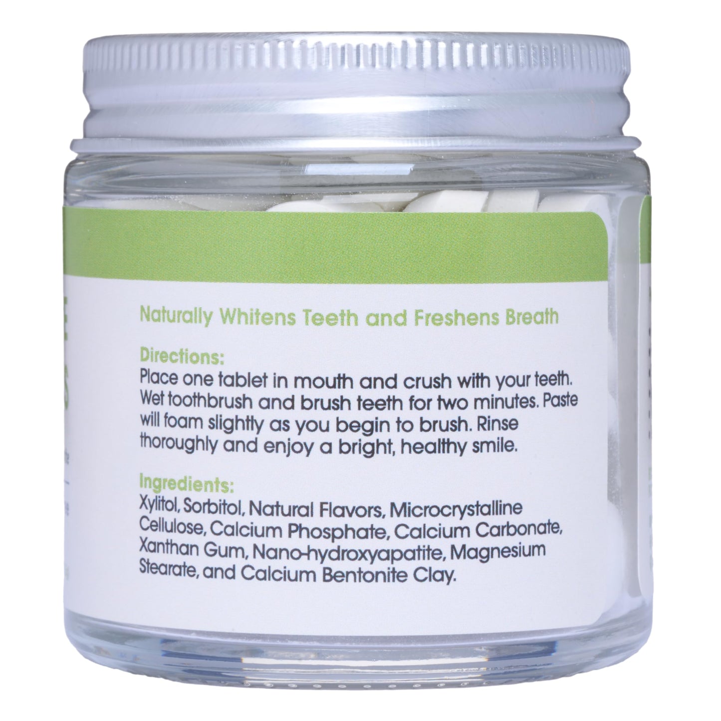 Toothpaste Tablets – Strawberry Kiwi | Nano Hydroxyapatite Chewable, Fluoride Free | 90 Tabs