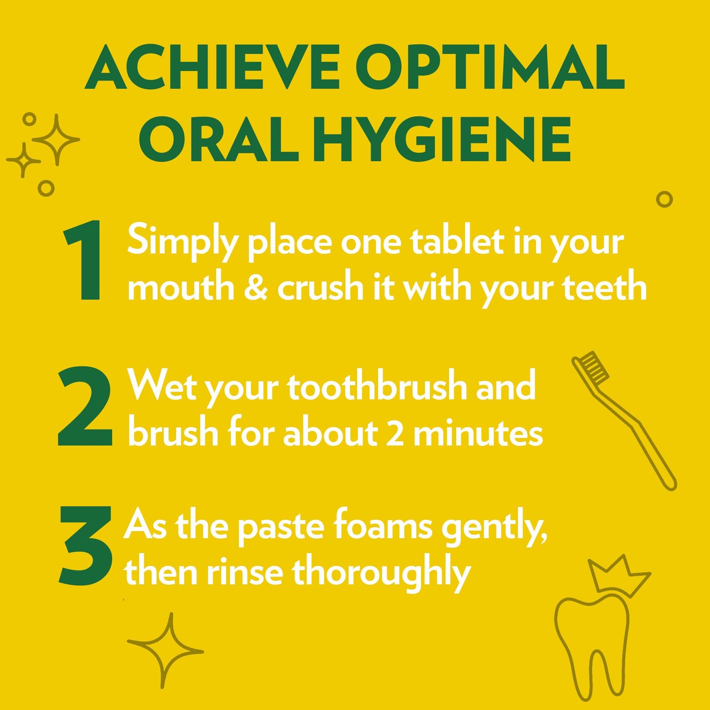 Toothpaste Tablets Vanilla Mint – Nano Hydroxyapatite, Fluoride Free, 350 Tabs
