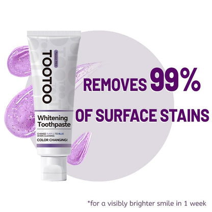 TooToo Niacinamide Whitening Toothpaste – Fluoride Free, Stain Removal, Fresh Breath (4.2oz)