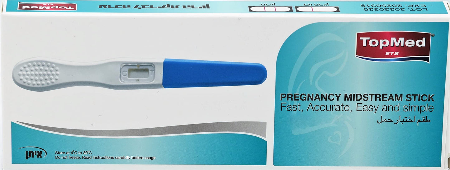 TOPMED ETS Pregnancy Test Kits - Individually Wrapped, Early Home Detection, Over 99% Accurate