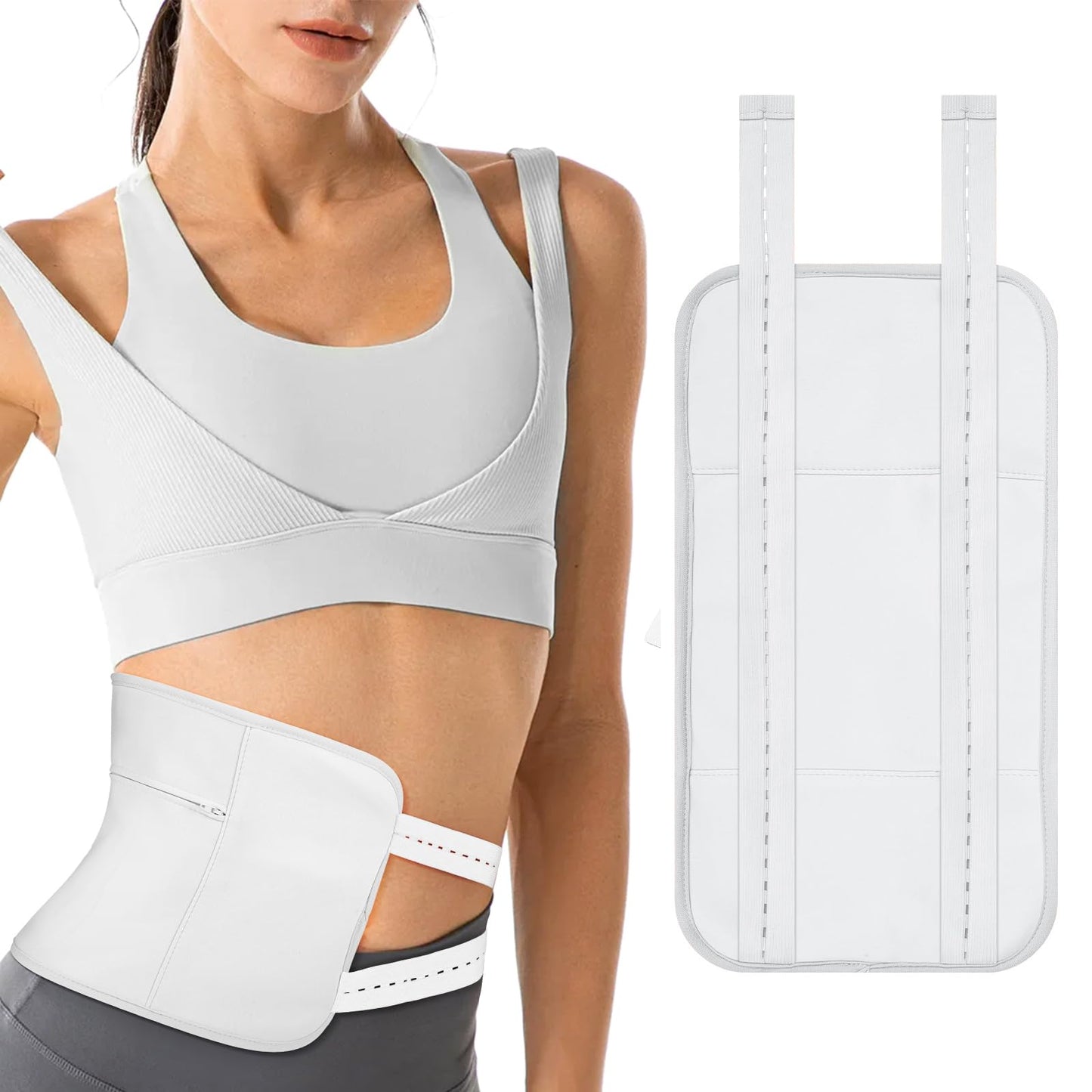 TORPNIA Castor Oil Pack Wrap - Adjustable, Reusable for Liver Detox, Bamboo Cotton, Anti Oil Leak, Machine Washable (1pc)