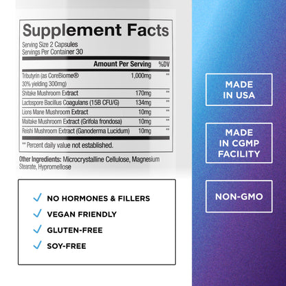 DR. EMIL NUTRITION Total Gut Health Complex – Prebiotic, Probiotic & Postbiotic Digestive Health Supplement | 120 Capsules