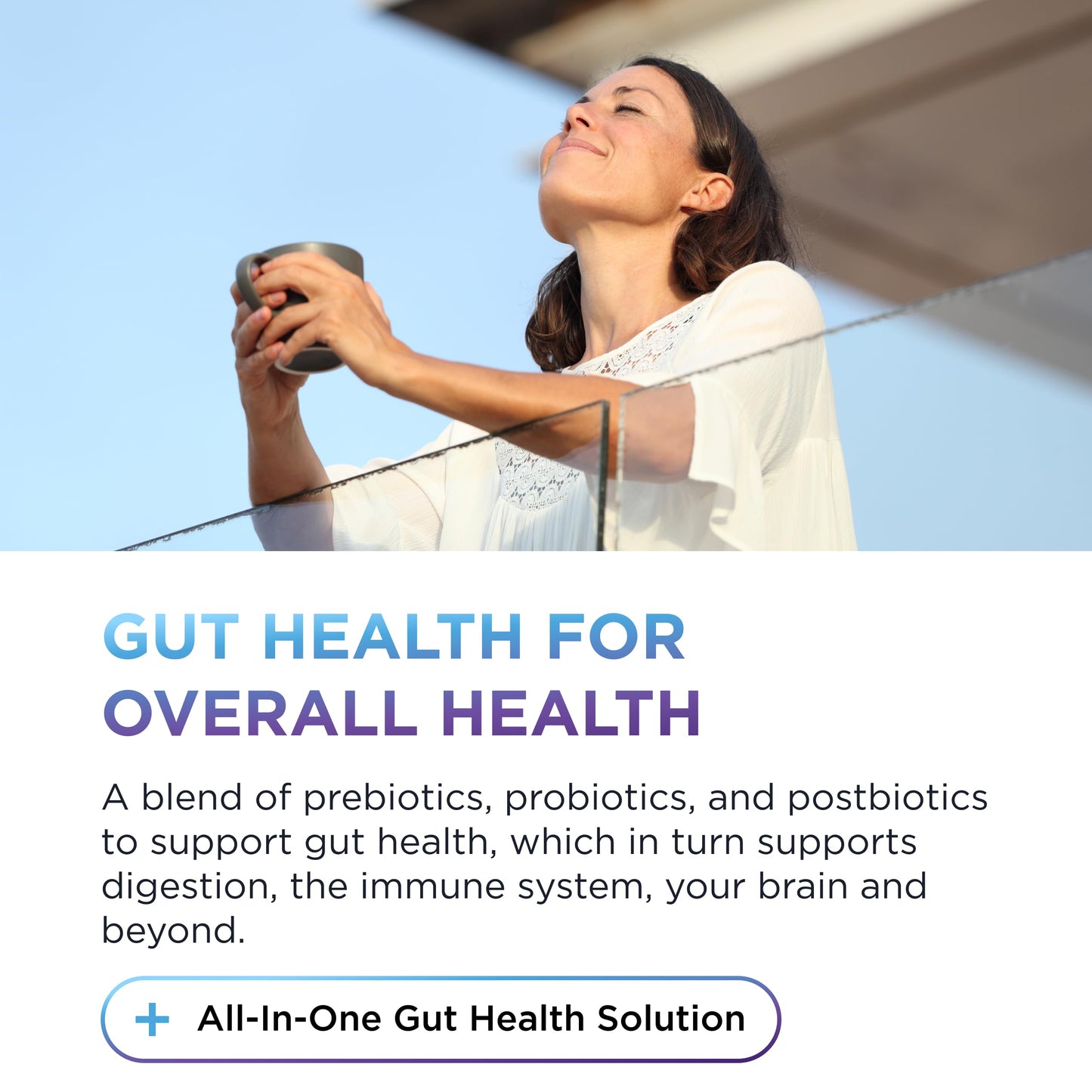 DR. EMIL NUTRITION Total Gut Health Complex – Prebiotic, Probiotic & Postbiotic Digestive Health Supplement | 120 Capsules
