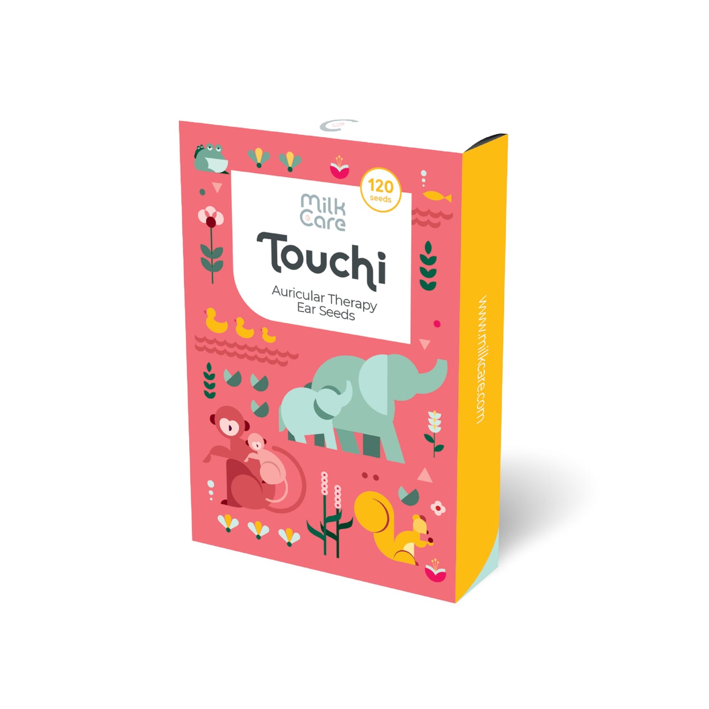 Touchi by MilkCare - Auricular Therapy Ear Seeds for Lactation Support, 120 Stickers, Presses Accupuncture Points On Your Ear to Increase Milk Supply