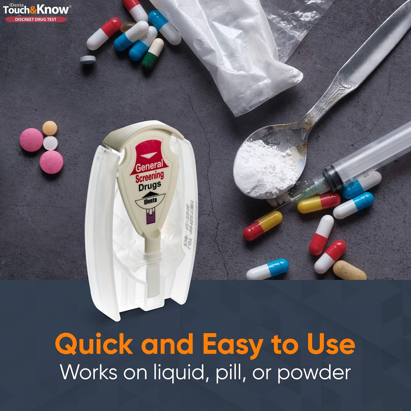 Touch&Know Multi Drug Test Kit – Instant Home Screening for 30 Substances
