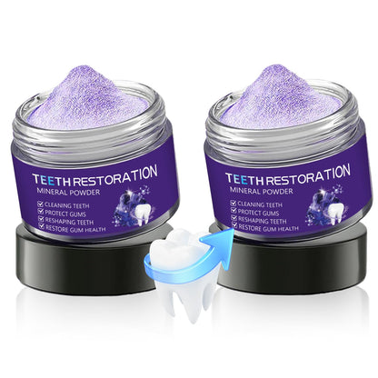 Tpyag Teeth Restoration Mineral Powder 50g – 2pcs | Strengthen Teeth & Gums