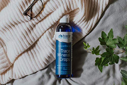 Trace Minerals ConcenTrace Drops – 70+ Ionic Minerals for Energy & Hydration (192 Servings)