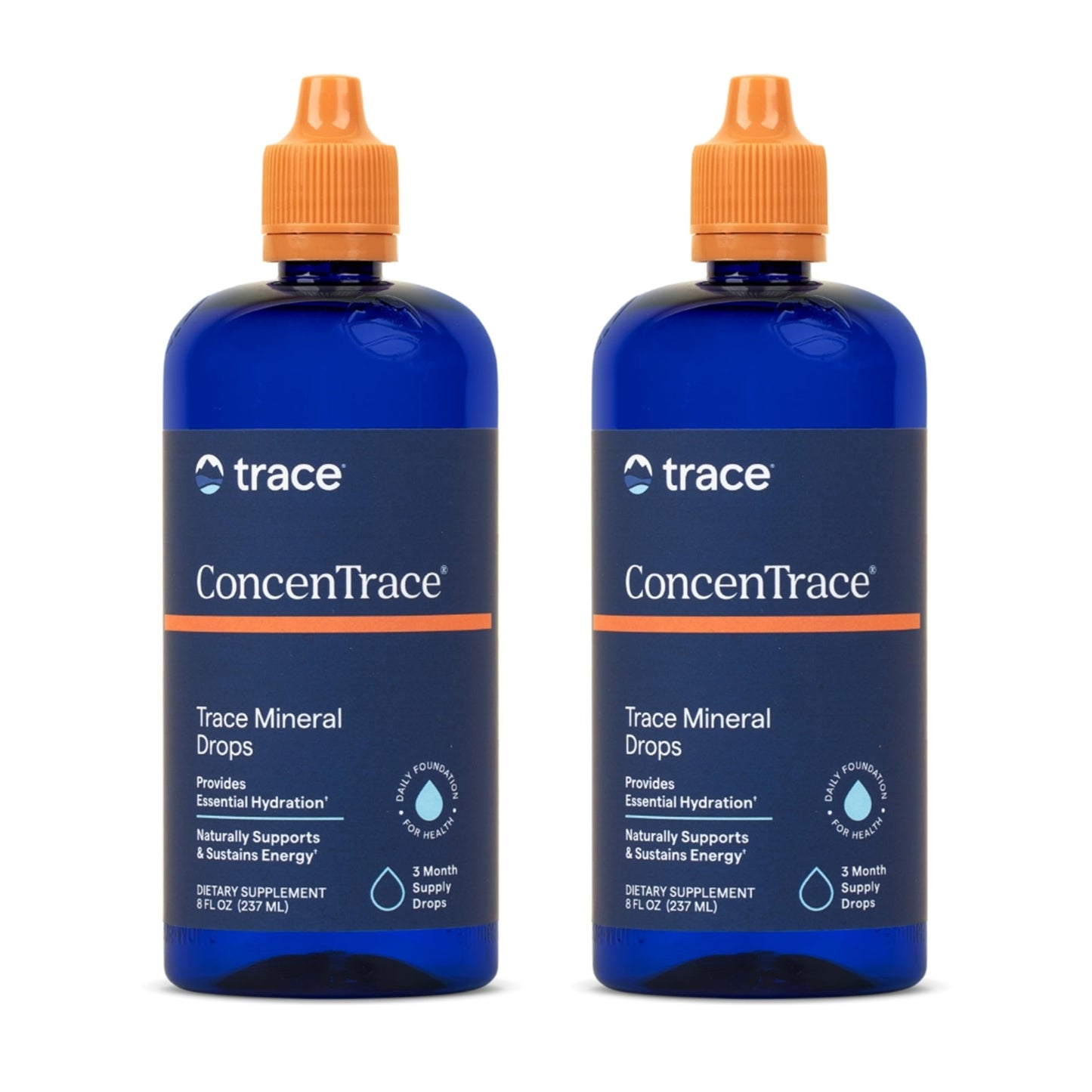 Trace Minerals ConcenTrace Drops – 70+ Ionic Minerals for Energy & Hydration (192 Servings)