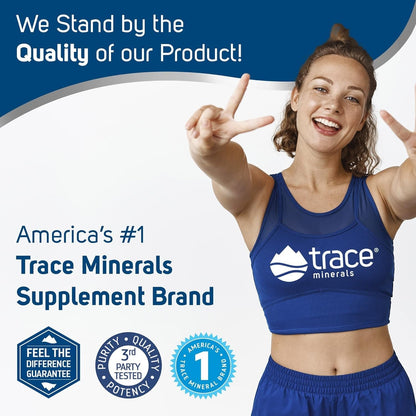 Trace Minerals ConcenTrace Mouth Rinse – Alcohol-Free Mint Mouthwash for Gum Health | Peppermint Essential Oil | Gluten-Free & Vegan | 10 fl oz