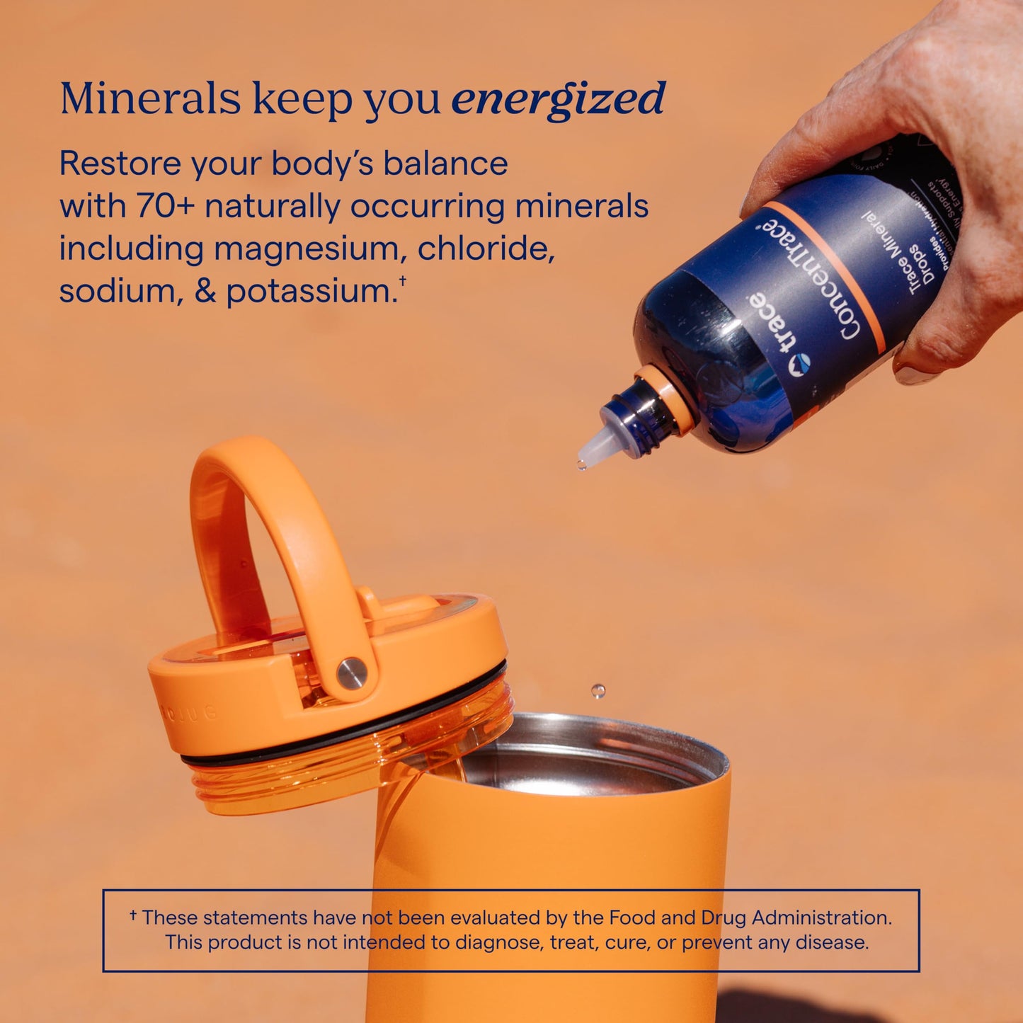 Trace Minerals ConcenTrace Drops – 70+ Ionic Minerals for Energy & Hydration (192 Servings)