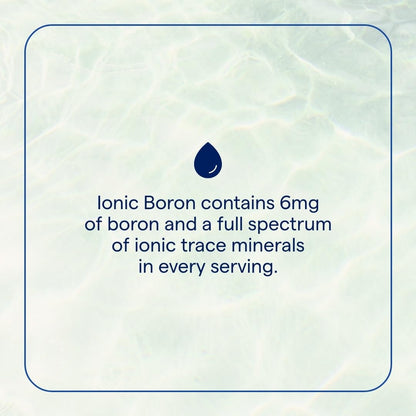 Trace Minerals Ionic Boron — Liquid Boron for Bone & Muscle Support (2 oz, 2 Pack)