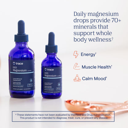 Trace Minerals Ionic Magnesium – Liquid Magnesium for Energy & Nerve Support – 2 fl oz