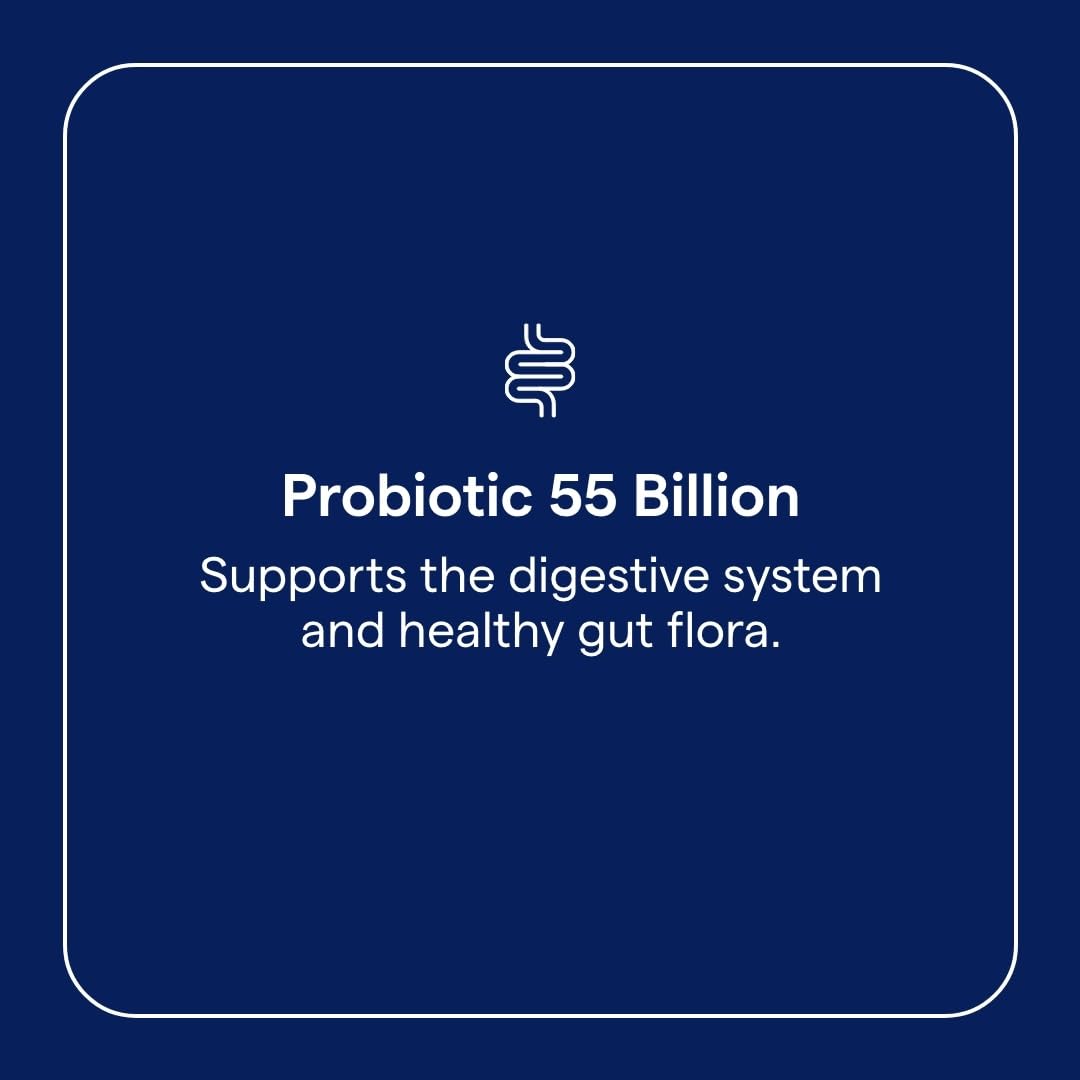 Trace Minerals Probiotic 55 Billion – High-Potency, Delayed-Release, Gluten-Free (30 Servings)