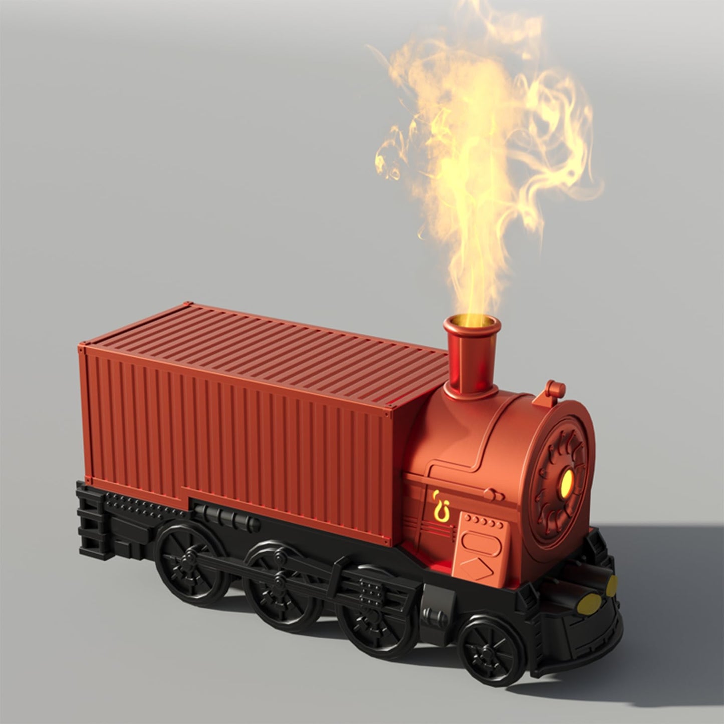 Train Essential Oil Diffuser 300ml – Remote, Auto Shut-Off, 7 Color Lights