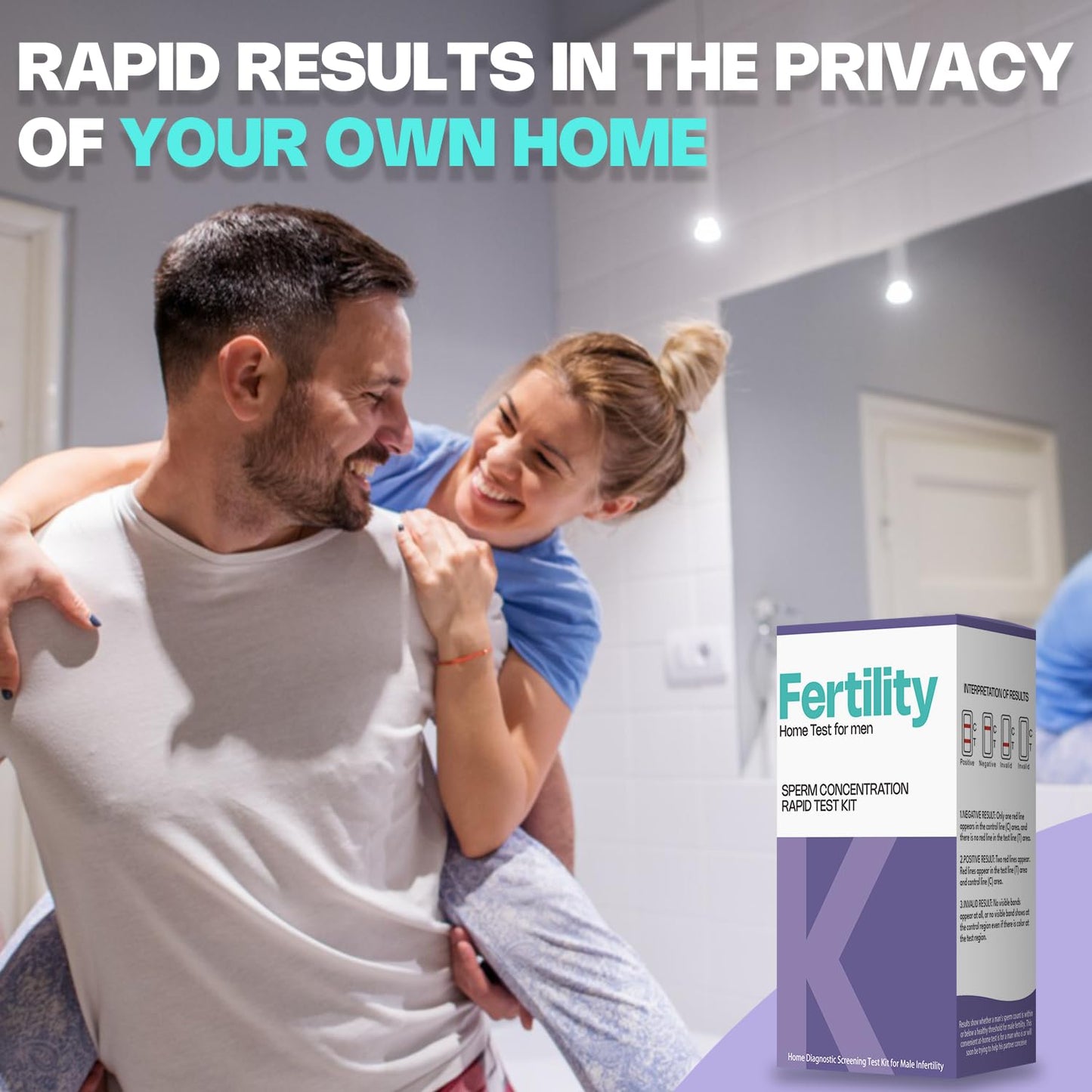 Trak Plus Male Fertility Testing System - At-Home Sperm Count Kit