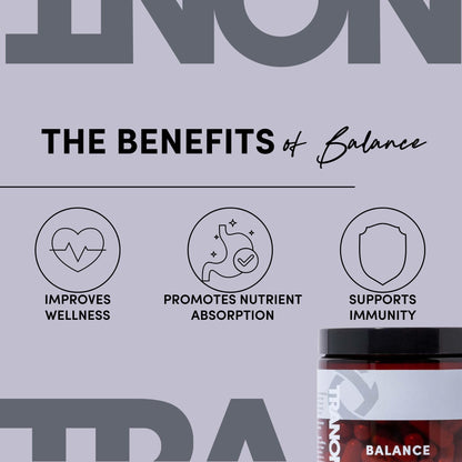 Tranont Balance 90 Count – Multi-Mineral & Vitamin Capsules for Adults | Immune Support, Energy & Digestion | Gluten Free & Vegetarian