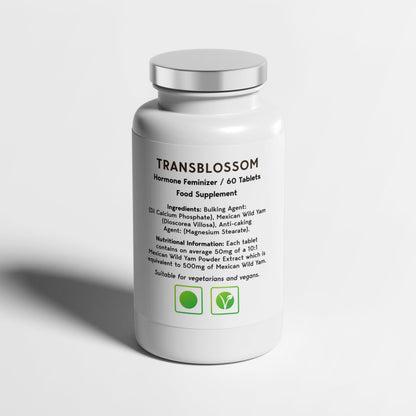 TransBlossom MTF Feminizer Pills – 60 Tablets | Feminine Wellness