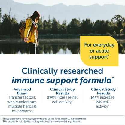 Researched Nutritionals Liposomal Glutathione 450mg + Colostrum & Mushrooms Immunity Duo – Enhanced Immunity Tri-Fortify + Transfer Factor Multi-Immune (2 Piece Set)