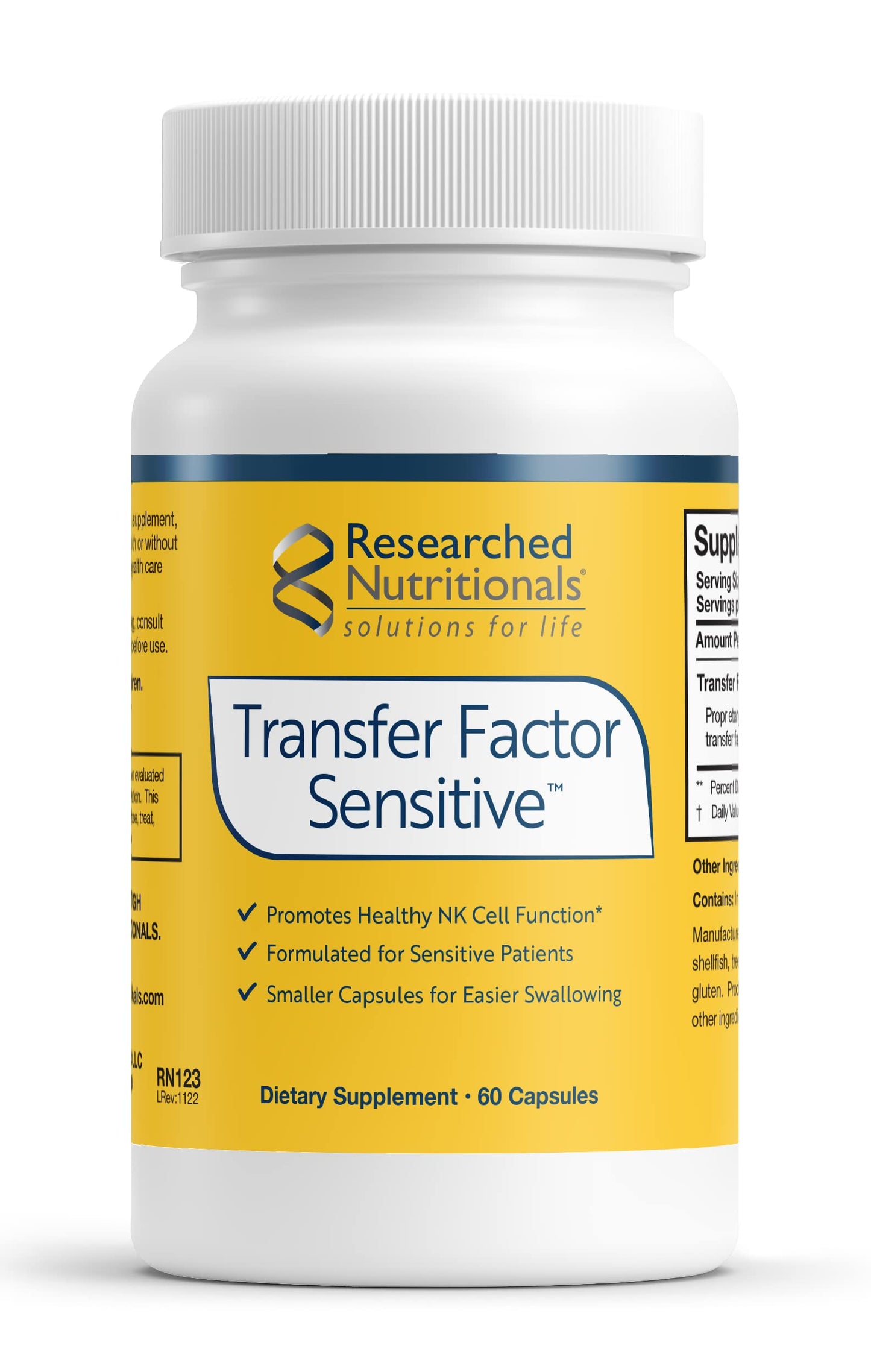 Researched Nutritionals Transfer Factor Sensitive - Immune Support Capsules (60)
