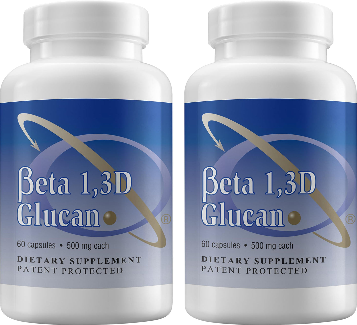 Transfer Point Immune Support: Highly Purified Beta 1,3D Glucan 500 mg Capsules (Pack of 2)