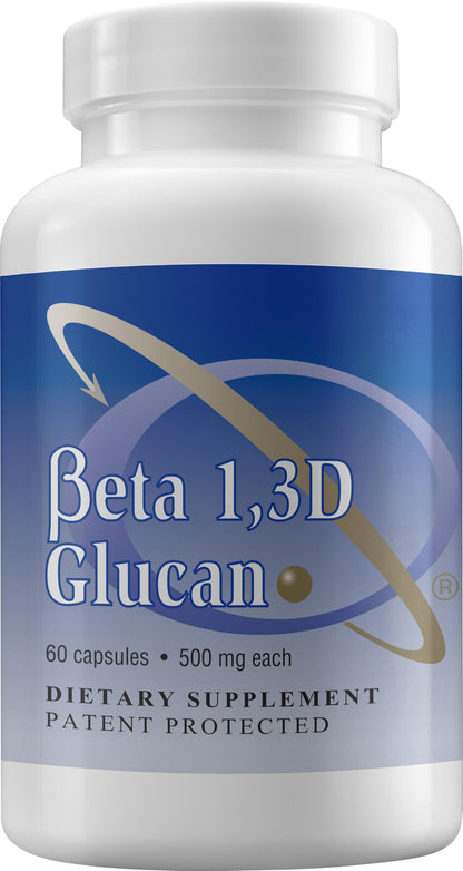 Transfer Point Immune Support Supplement — Highly Purified Beta Glucan 500 mg Capsule (Non-GMO, Vegan)