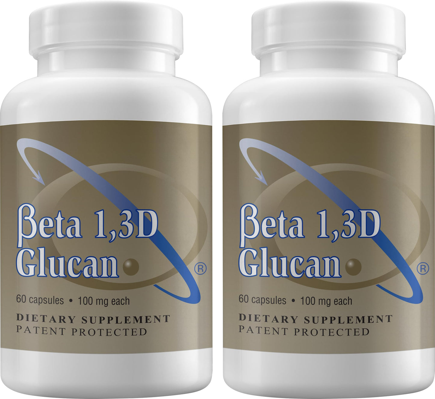 Transfer Point Immune Support Supplement – Highly Purified Beta 1,3D Glucan 100 mg per Capsule (b-glucan Fiber) Pack of 2
