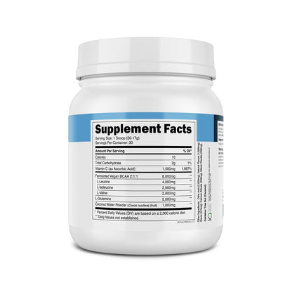 Transparent Labs BCAA Glutamine - 8,000 mg BCAAs + 5,000 mg L-Glutamine for Post-Workout Recovery, Endurance & Muscle Support - 30 Servings, Strawberry Lemonade