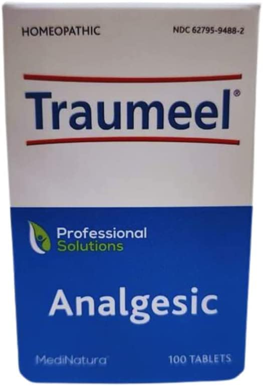 Traumeel Arnica 13 Natural Actives — 100 Tablets (2 Pack) Pain Relief