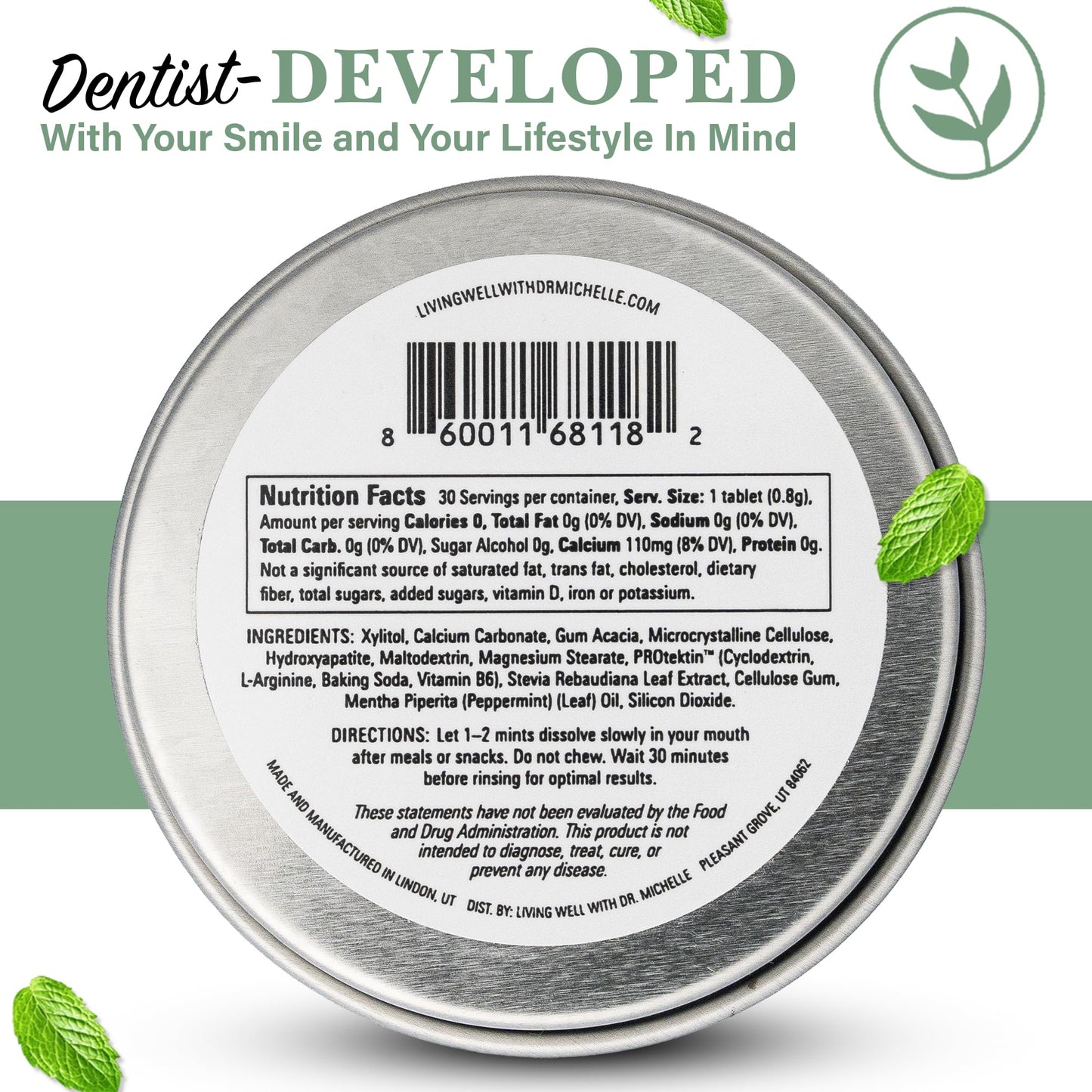 RE-MINTS by Dr. Michelle – Fluoride-Free Remineralizing Breath Lozenges