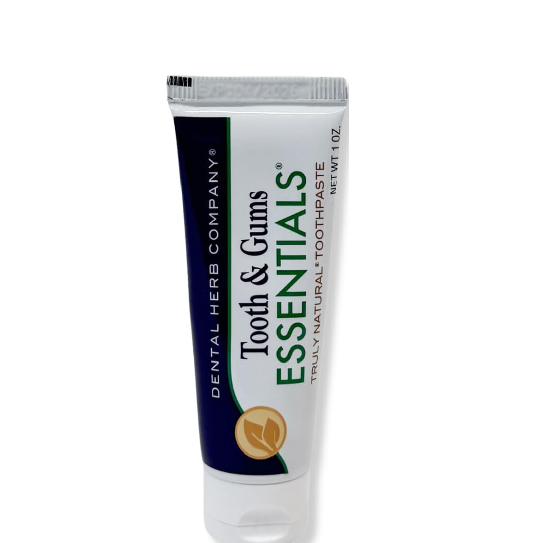 Dental Herb Company Travel Kit: Tonic Mouthwash & Essentials Toothpaste | Bad Breath & Gum Health
