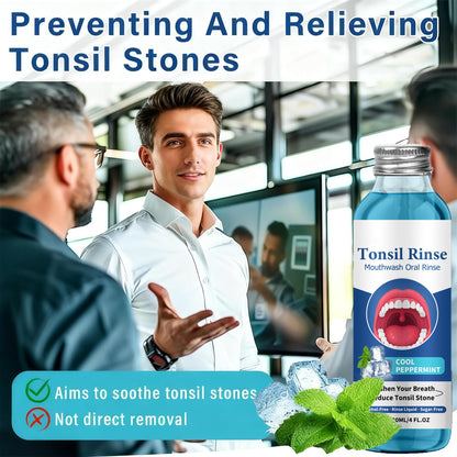 Tonsil Stone Remover & Alcohol-Free Mouthwash – Natural Oral Rinse for Bad Breath & Dry Mouth