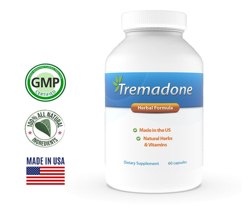 Tremadone - Essential Tremor Relief Supplement by Nutriganix | All-Natural, Gluten Free & Dairy Free