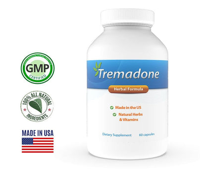 Tremadone - Essential Tremor Relief Supplement by Nutriganix | All-Natural, Gluten Free & Dairy Free