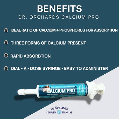 Oral Calcium Pro for Dogs & Cats – 30ml Fast-Absorbing Paste (Whelping & Nursing)
