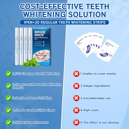 Trihood Teeth Whitening Pen - 4 Pack, Instant Whitening, Safe for Sensitive Teeth