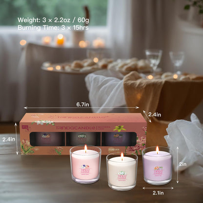 TRINIDa Scented Candles for Women – 45Hrs Soy, Lavender, Hand-Poured Gift