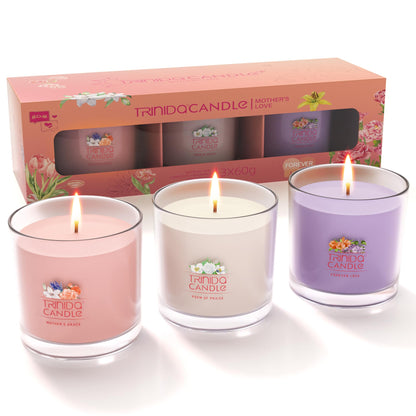 TRINIDa Scented Candles for Women – 45Hrs Soy, Lavender, Hand-Poured Gift