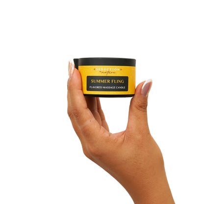 Tropical Scent Massage Oil Candle – Vegan Full-Body Massage & Home Spa