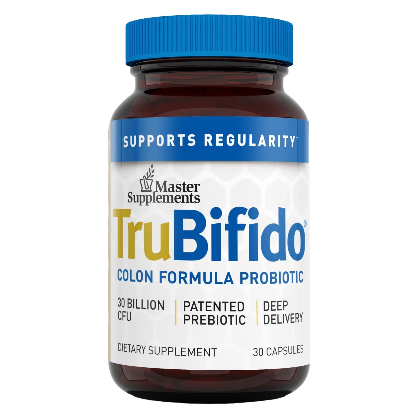 TruBifido Probiotic 30 Capsules – Colon Health, Energy & Immune Support | Gluten Free