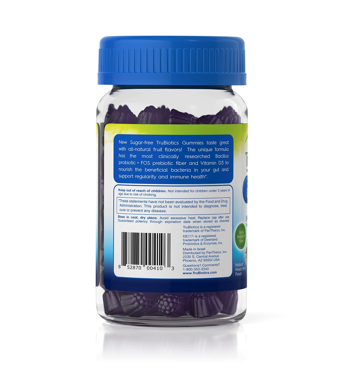 TruBiotics Probiotic Gummies with Prebiotics & Vitamin D3 | Digestive