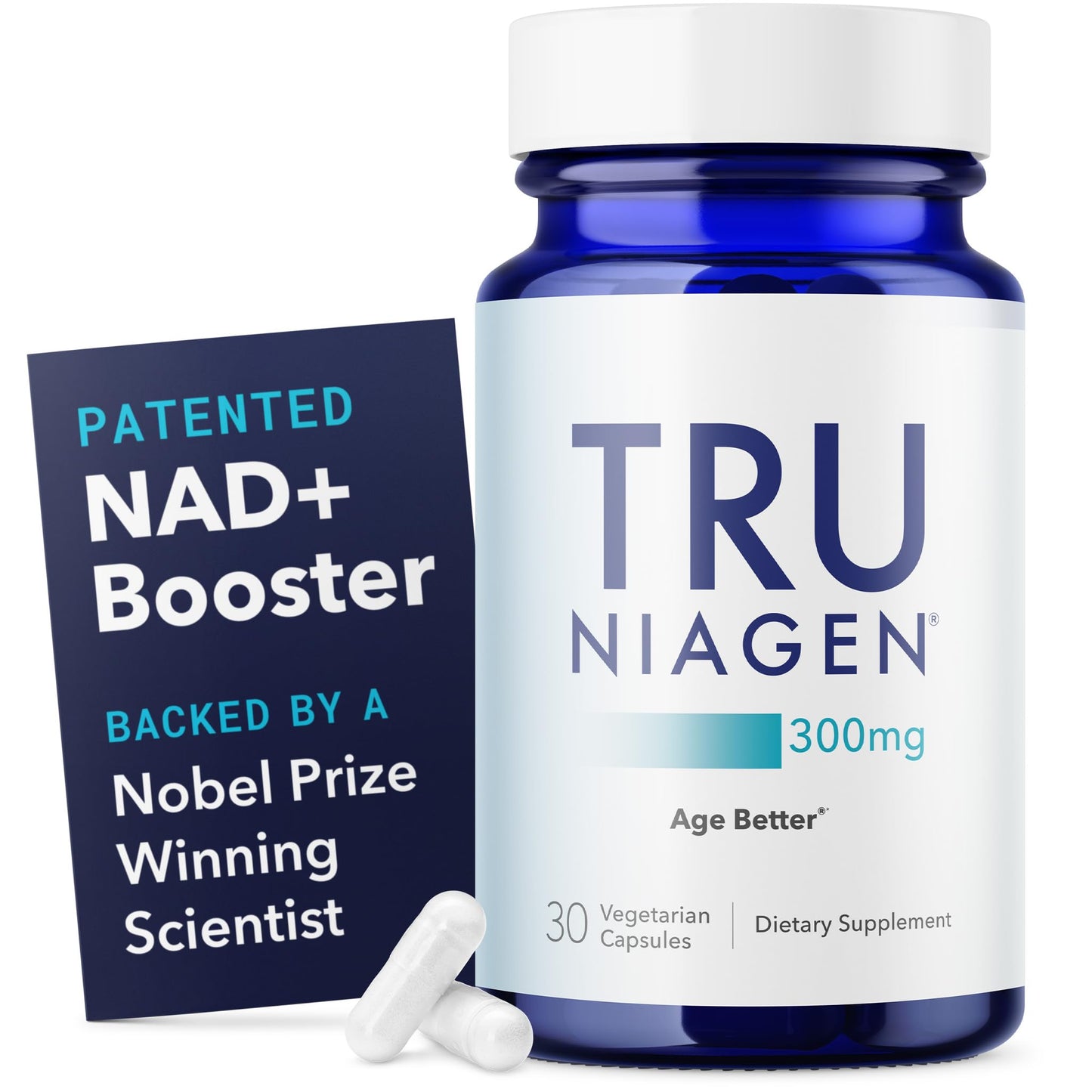 TRU NIAGEN NAD+ Supplement – 300 mg NR, 30 Servings | Anti-Aging & Cellular Energy